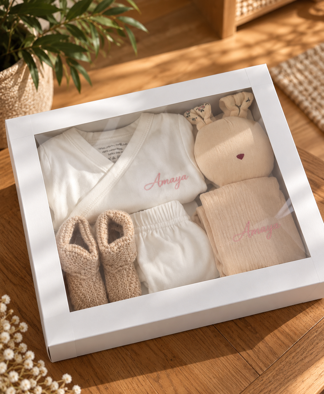 « Délicat » Trousseau de naissance
