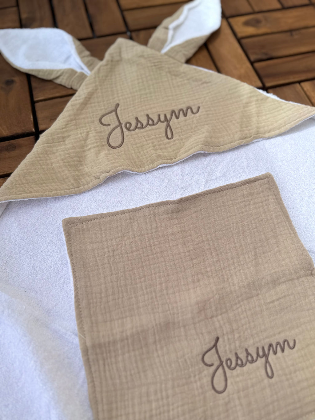 Cape de bain & lange à personnaliser