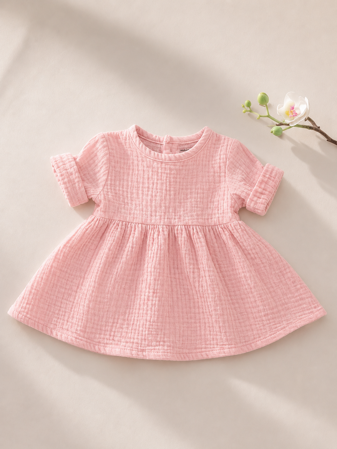 Robe légère en gaze de coton - À personnaliser