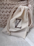 Set brosse & peigne en bois naturel — Pochette à personnaliser