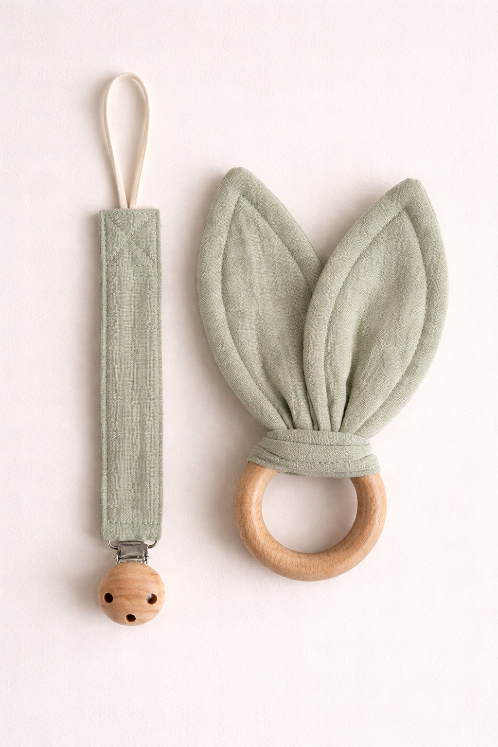 Accroche tétine & anneau de dentition