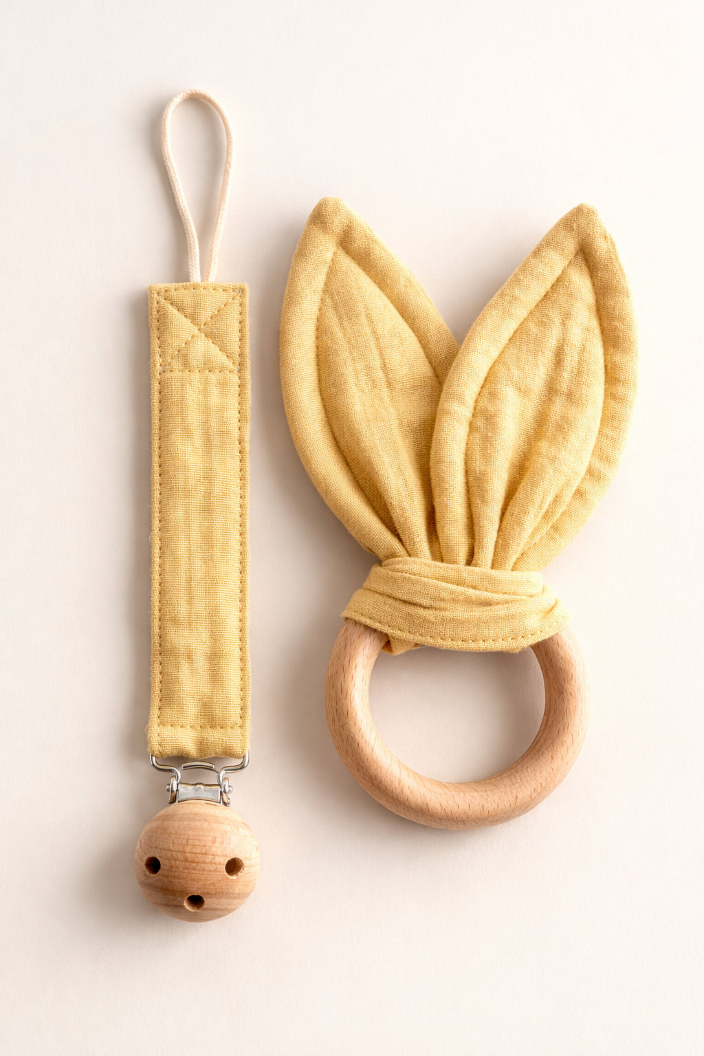 Accroche tétine & anneau de dentition