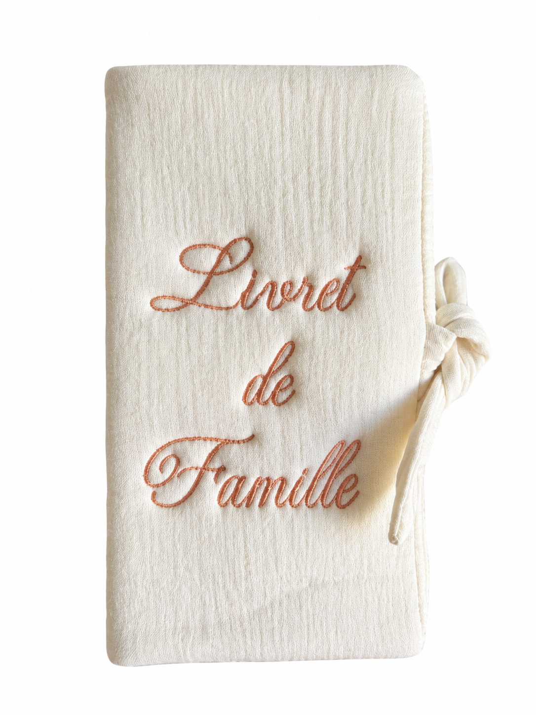 Protège livret de famille — Saumon
