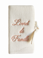 Protège livret de famille — Saumon