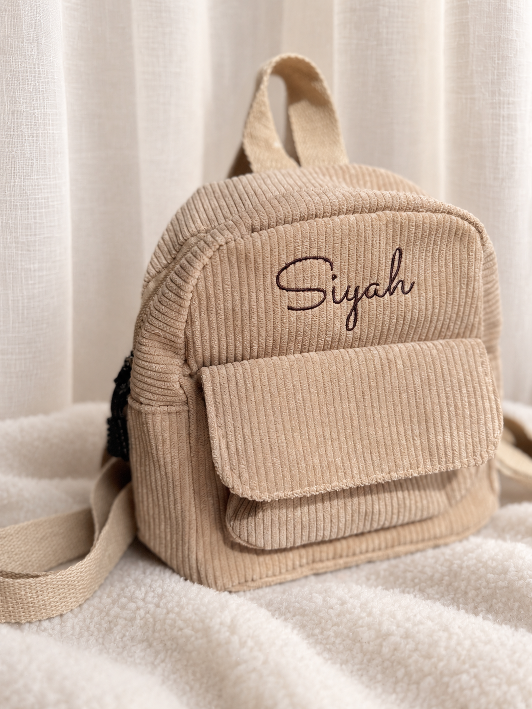 Sac à dos isotherme en velours — Édition MINI