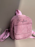 Sac à dos en velours — Édition MINI — À personnaliser
