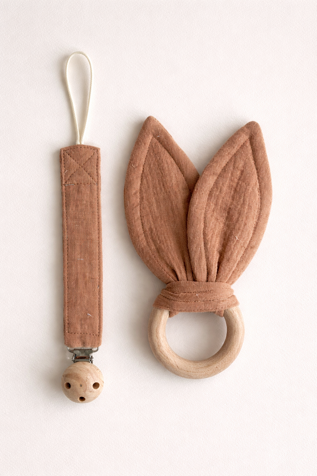 Duo attache tétine & anneau de dentition