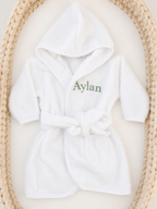 Peignoir personnalisé en coton