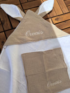 Cape de bain & lange à personnaliser