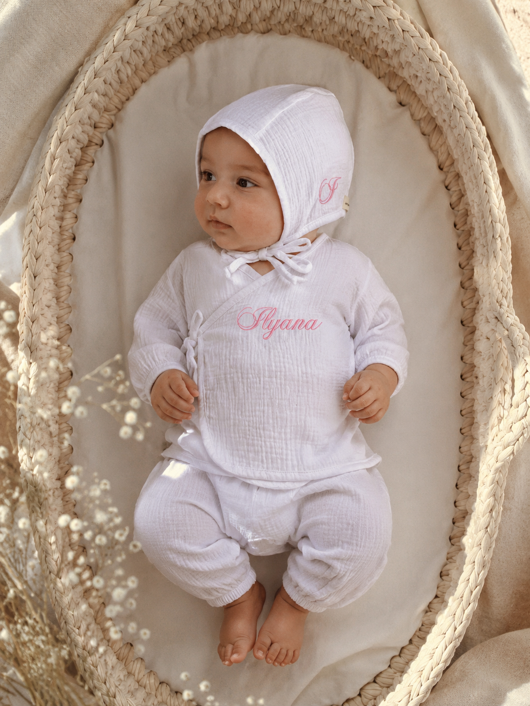 Ensemble Kimono en gaz de coton