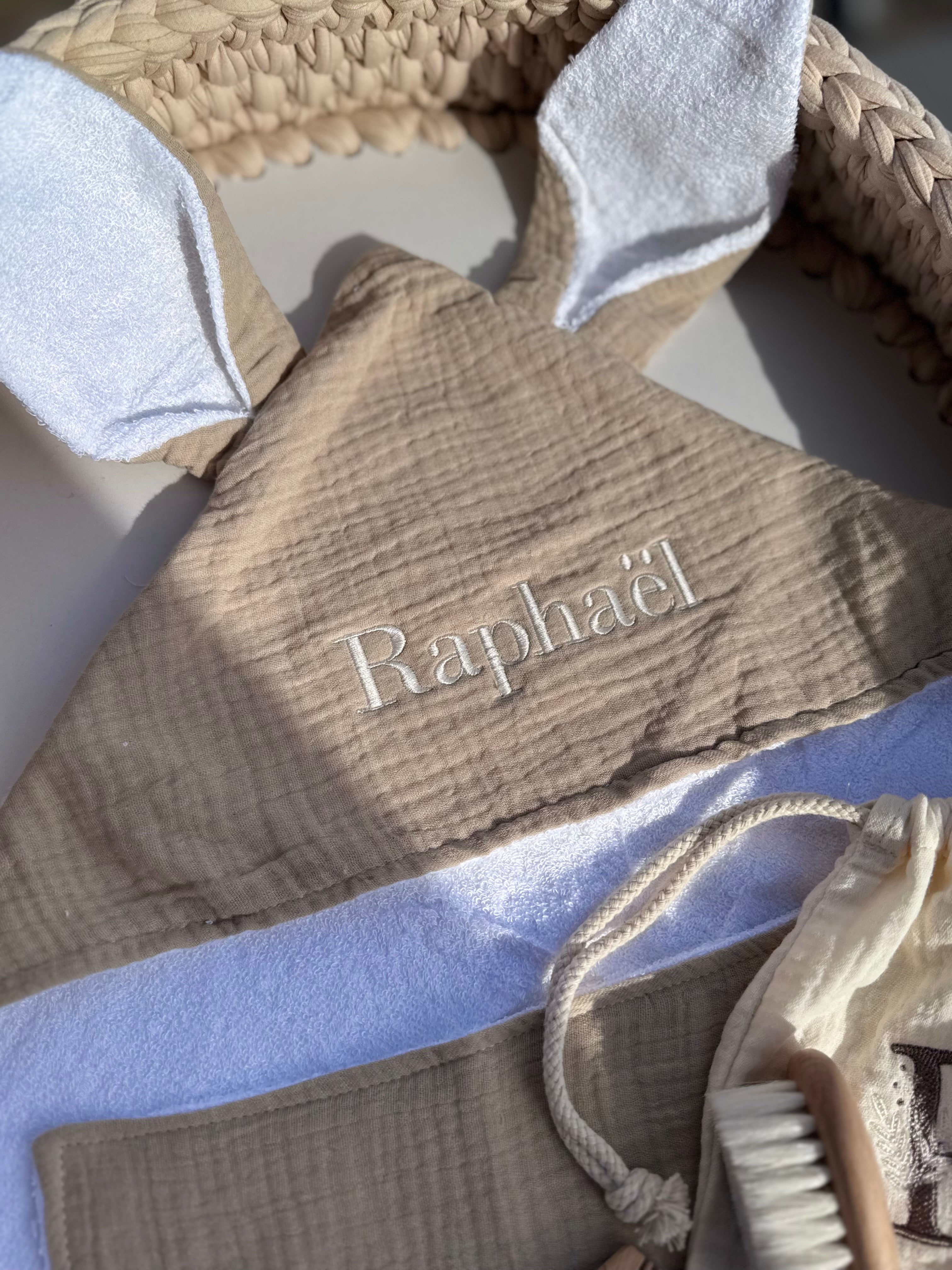 Cape de bain & lange à personnaliser