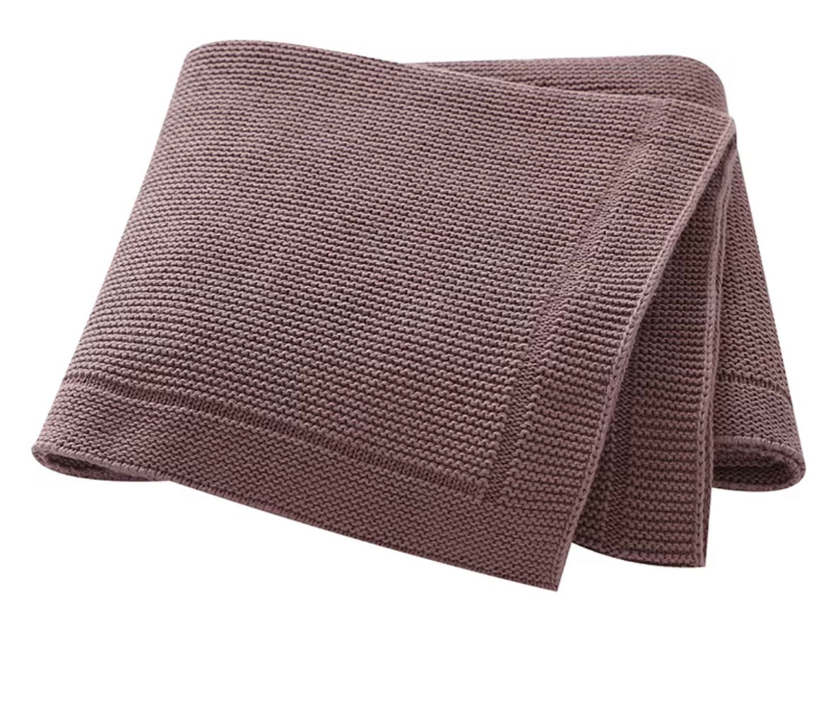 Couverture enfant en tricot