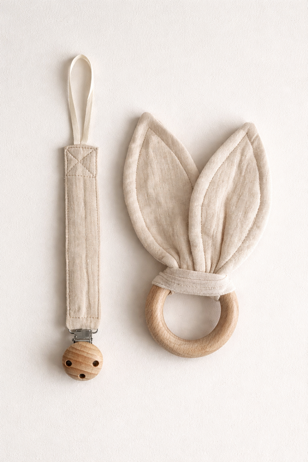 Accroche tétine & anneau de dentition