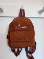 Sac à dos en velours — Édition MINI — À personnaliser