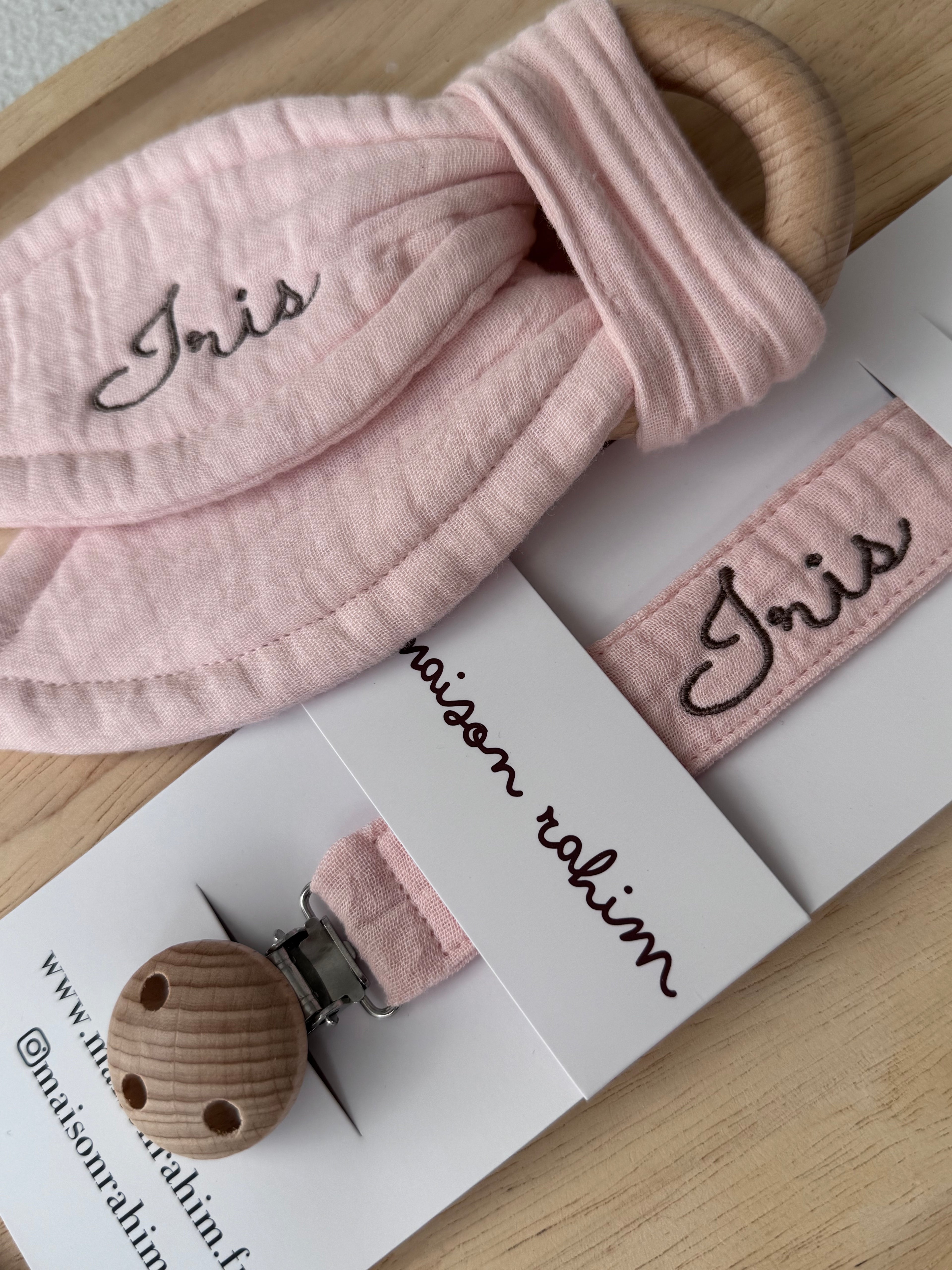 Accroche tétine & anneau de dentition