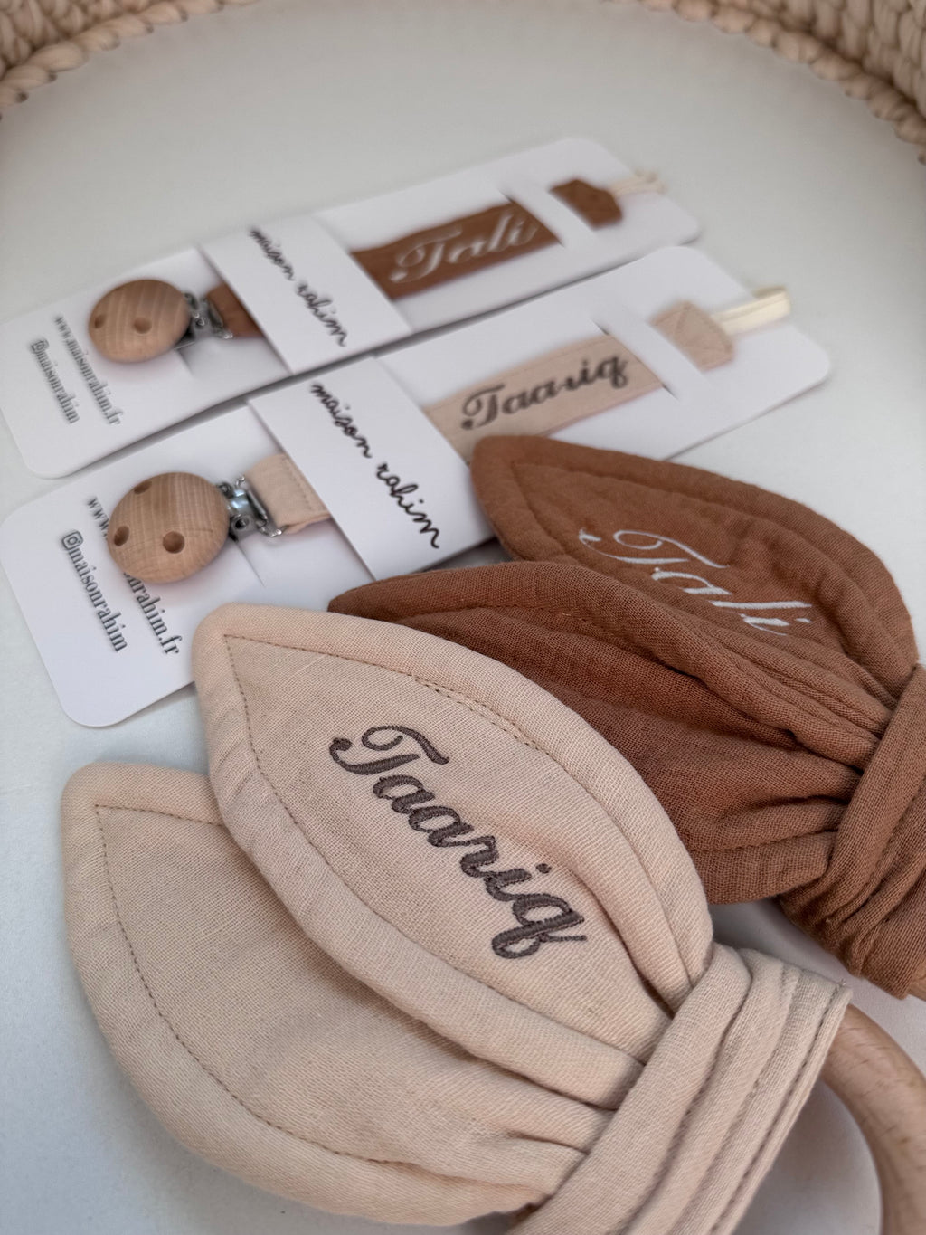 Accroche tétine & anneau de dentition