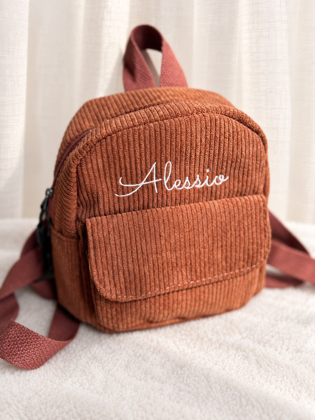 Sac à dos isotherme en velours — Édition MINI