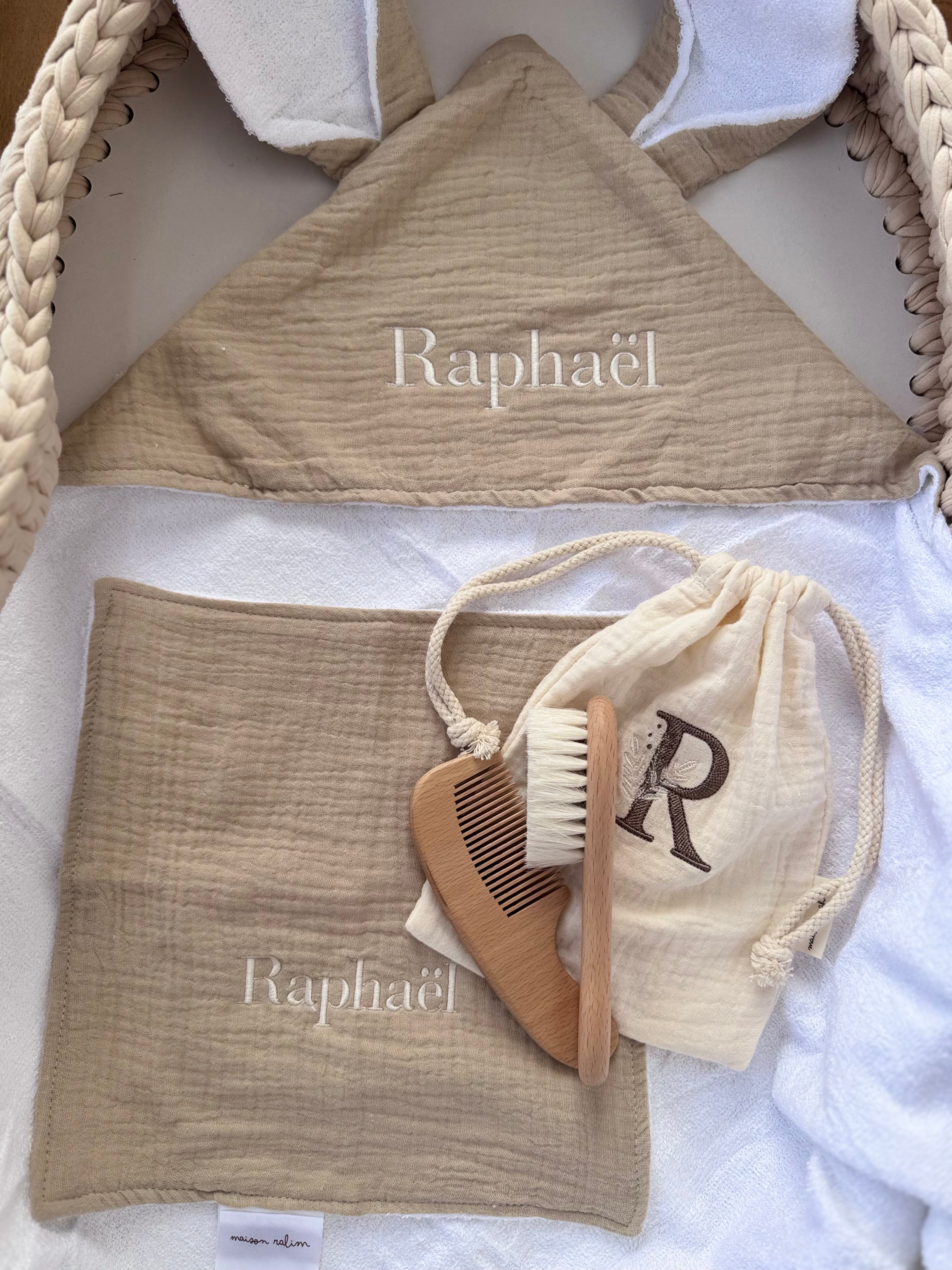 Coffret « Premier bain » — 4 pièces à personnaliser