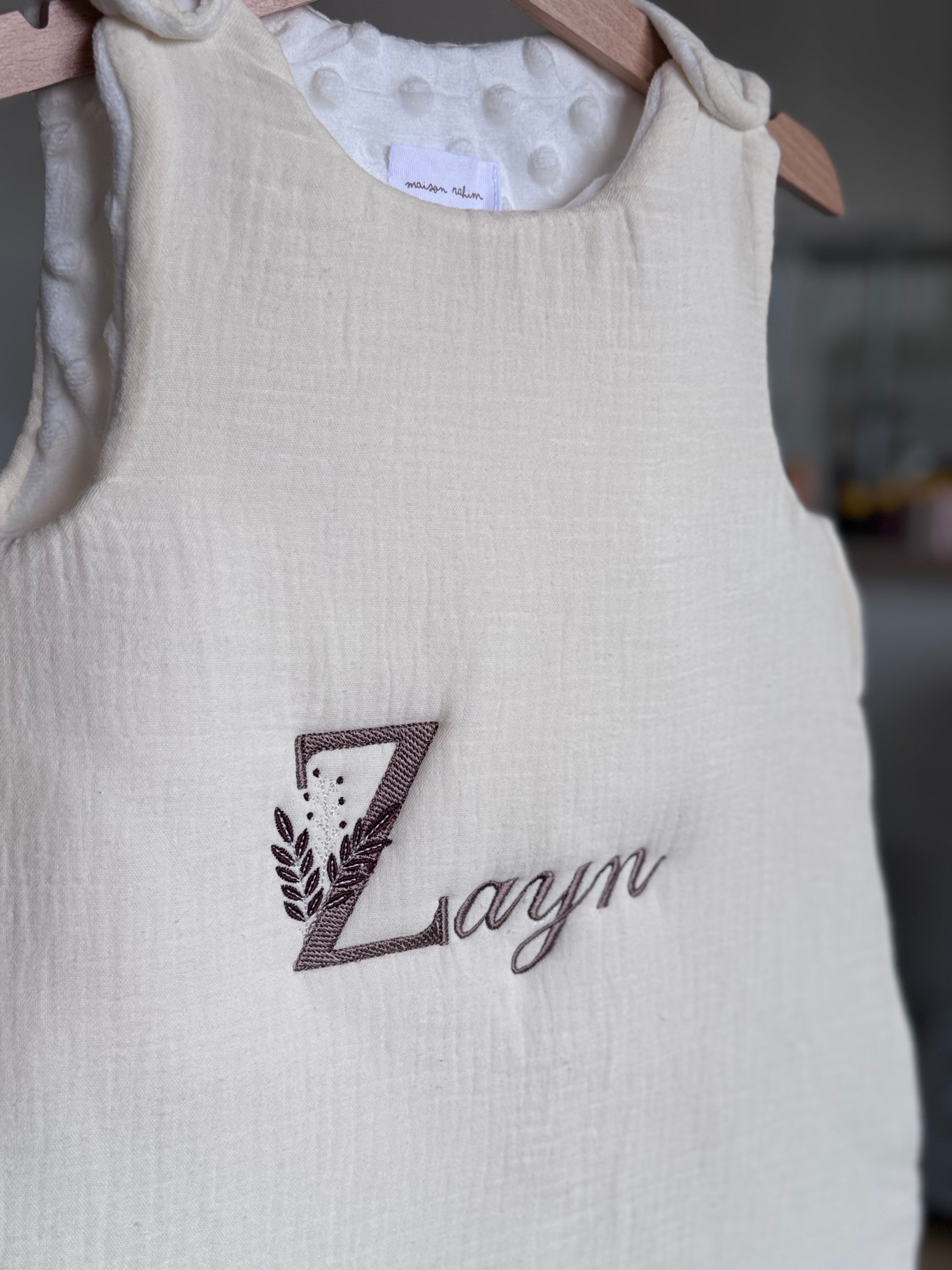 Gigoteuse en gaze de coton