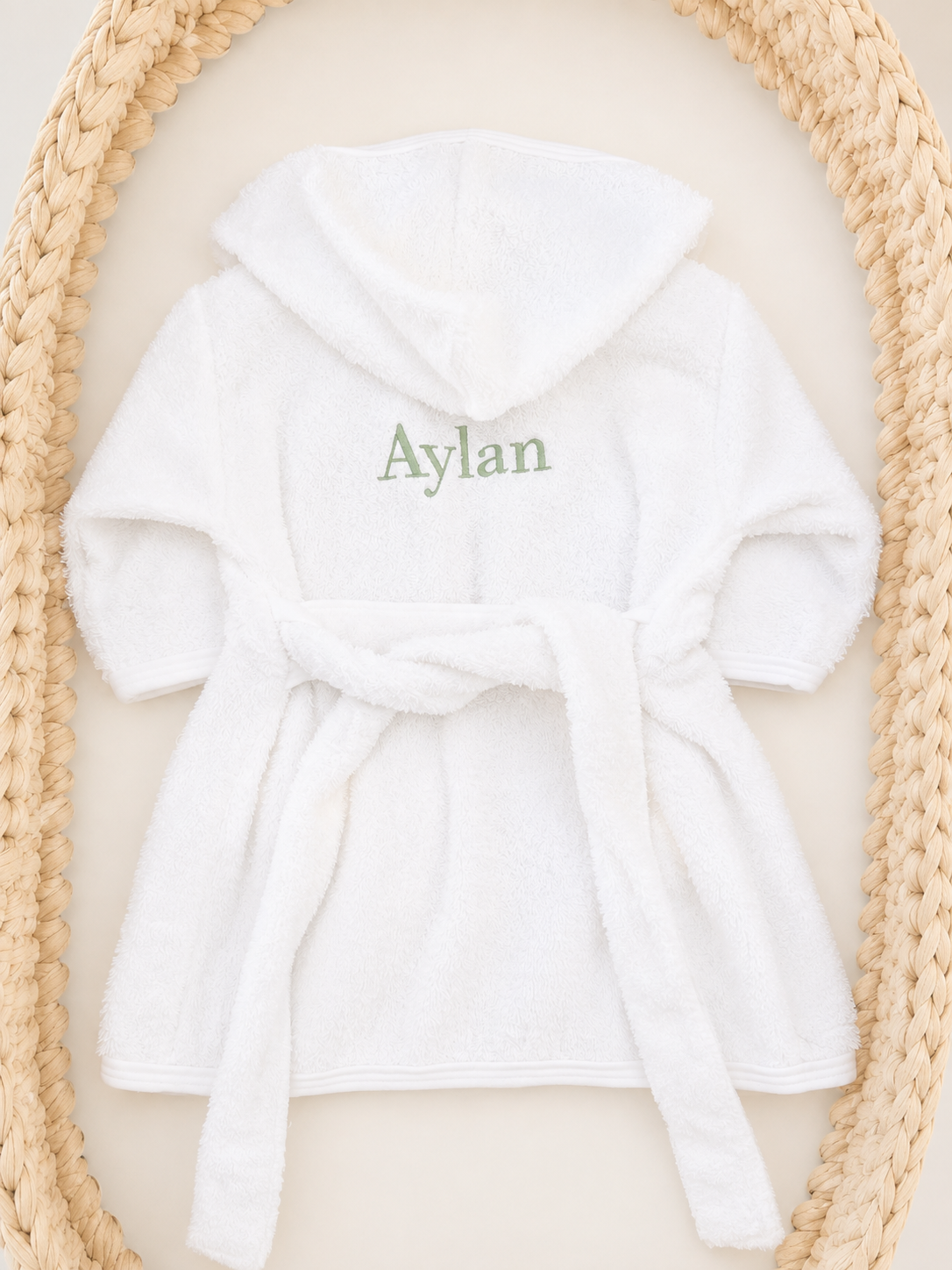 Peignoir personnalisé en coton