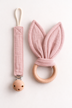 Attache tétine & anneau de dentition à personnaliser