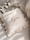 Coussin à volants — Mousseline de coton