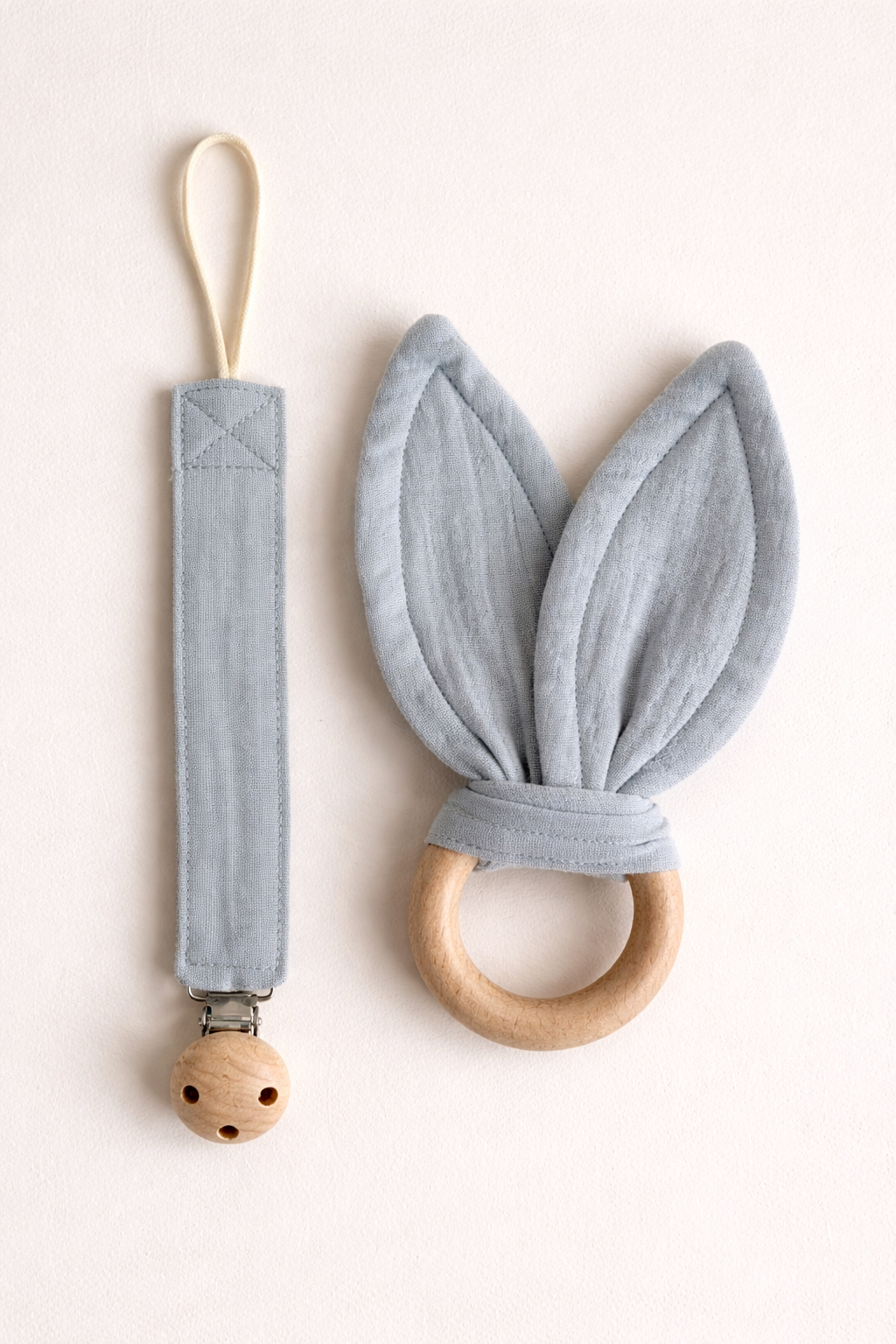 Accroche tétine & anneau de dentition