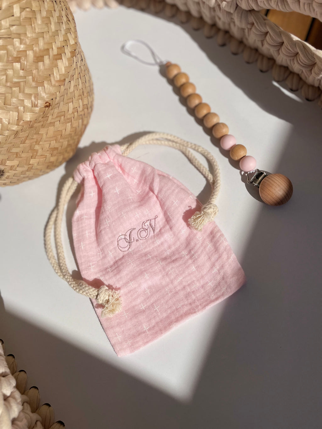 Pochon en gaze de coton - A personnaliser