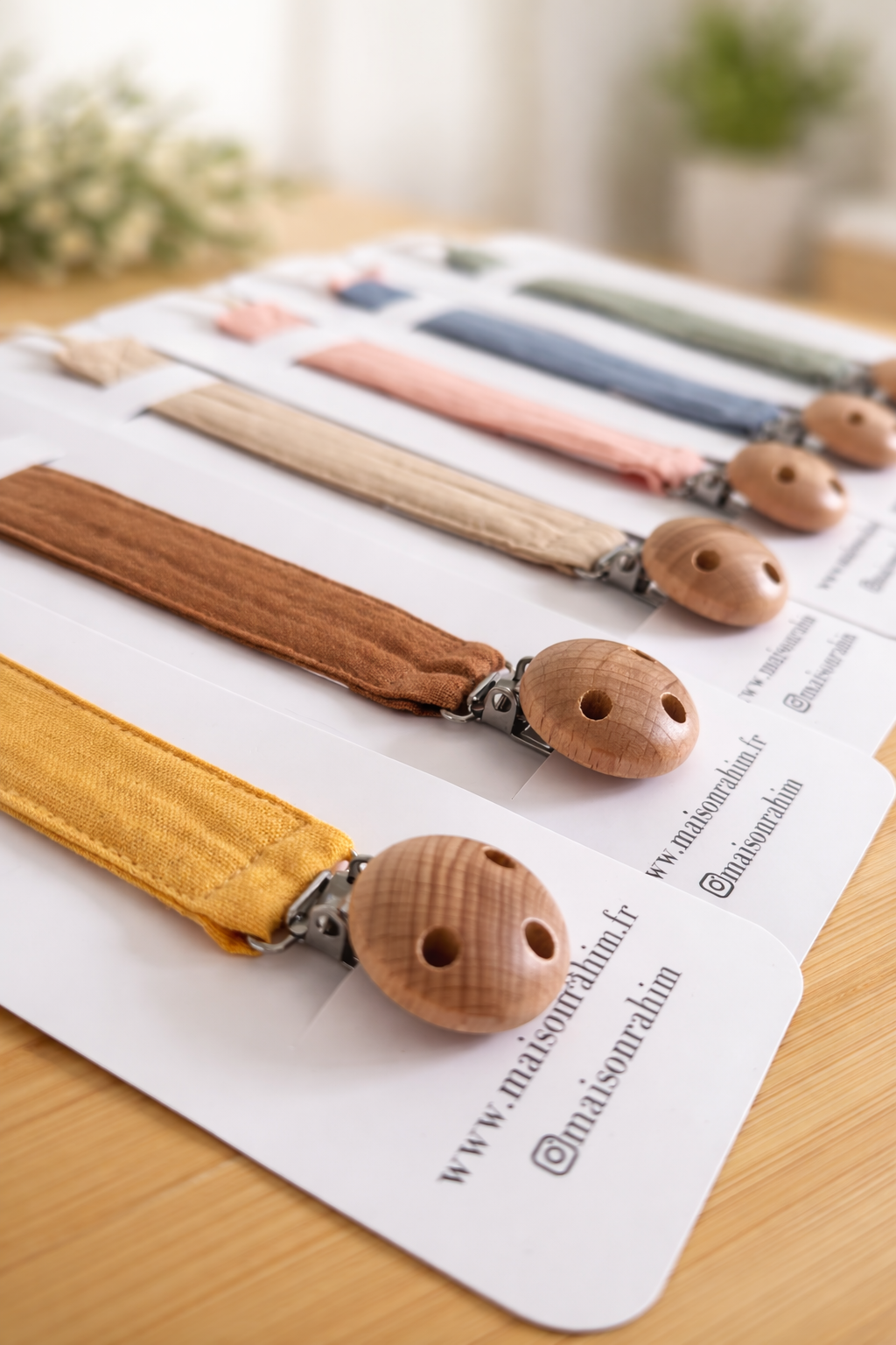 Accroche tétine & anneau de dentition