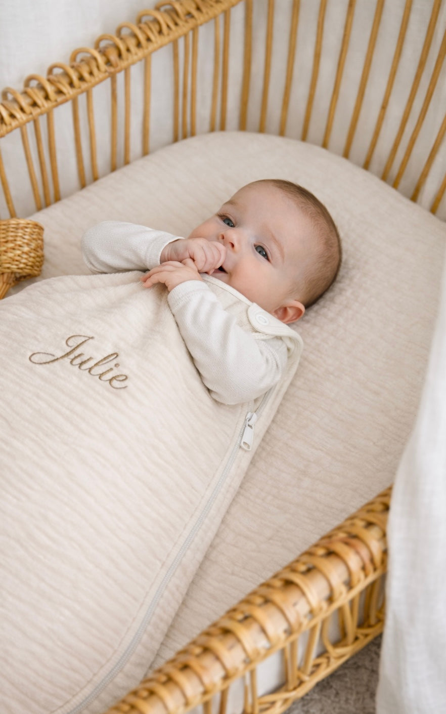 Gigoteuse en gaze de coton