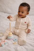 Pyjama bébé en interlock de coton à personnaliser