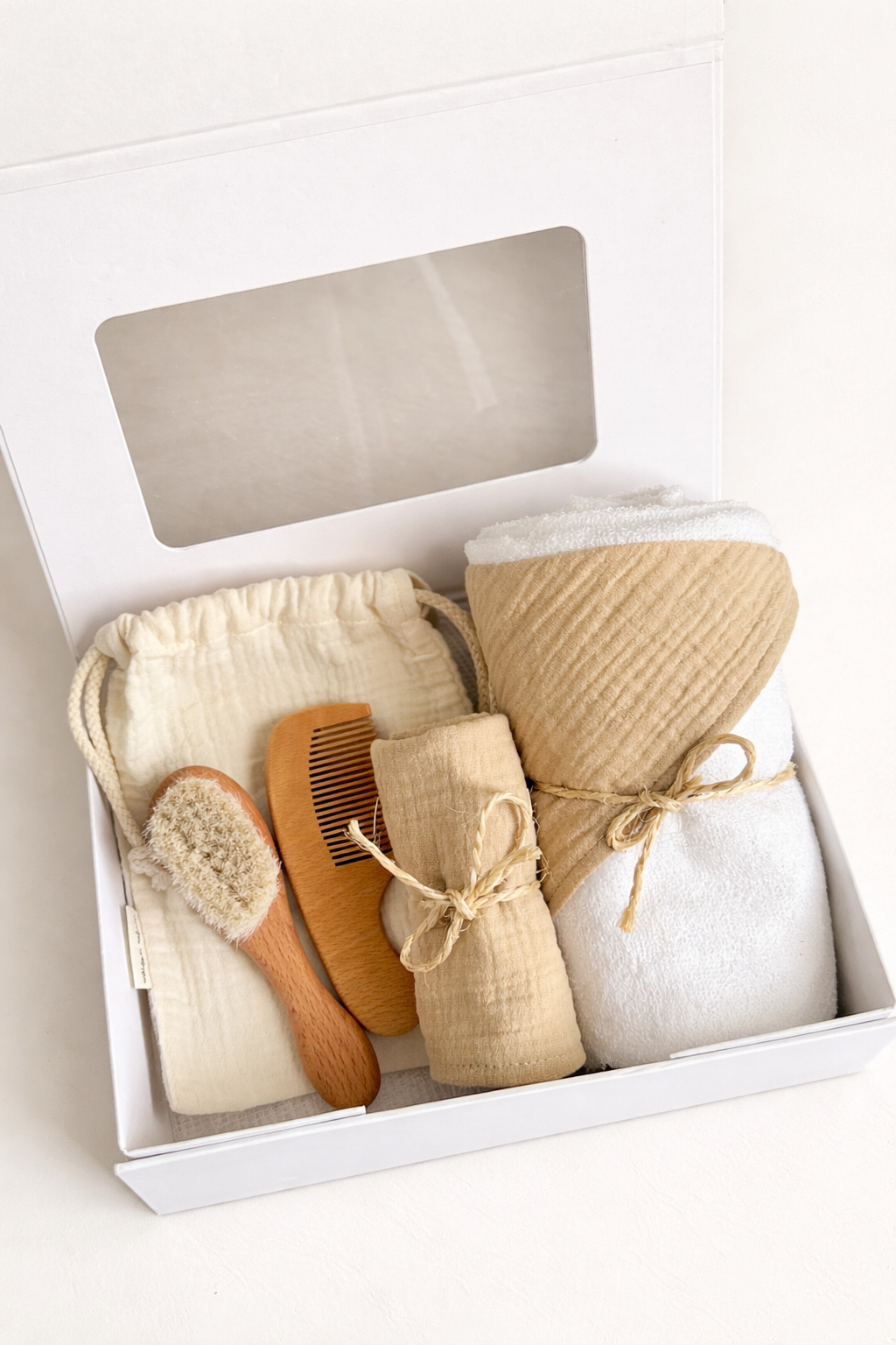 Coffret « Premier bain » — 4 pièces à personnaliser