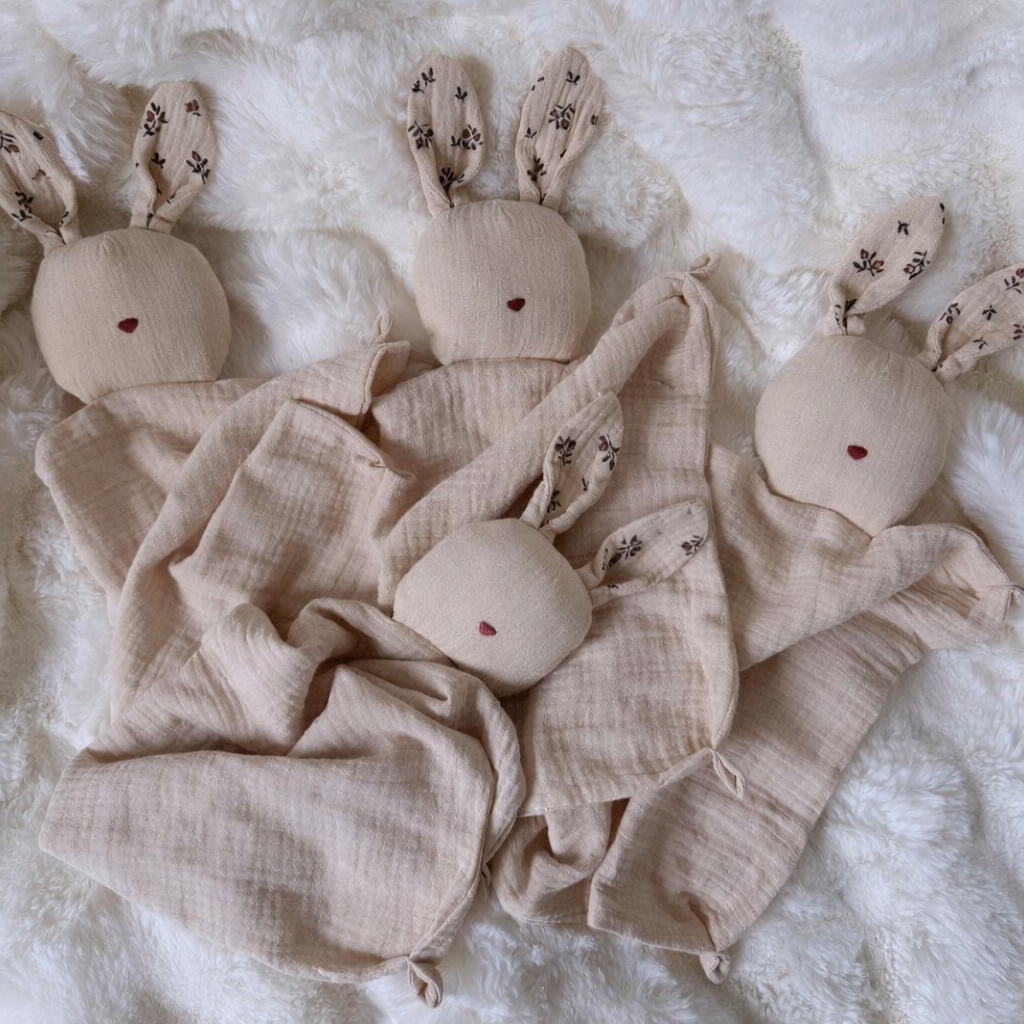 Doudou Louloupi en gaze de coton