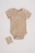 Body bébé en interlock de coton à personnaliser