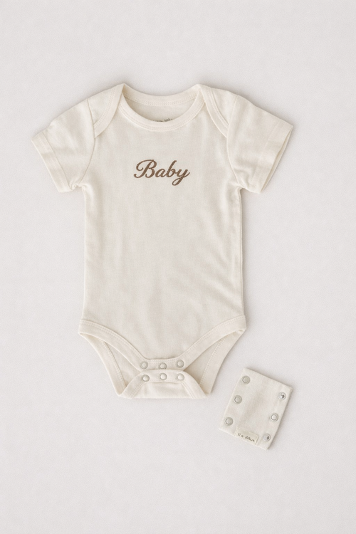 Body bébé en interlock de coton à personnaliser