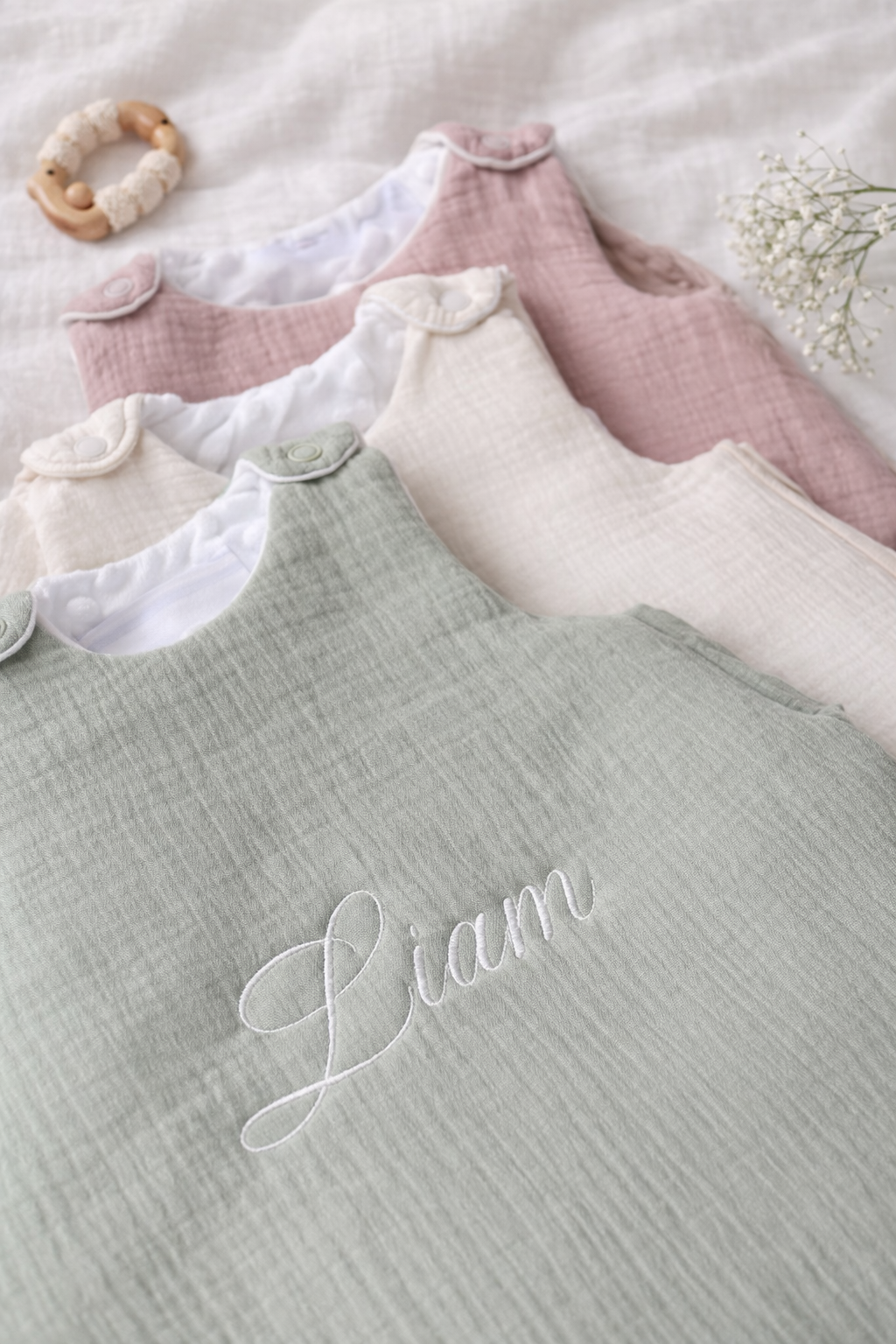 Gigoteuse en gaze de coton