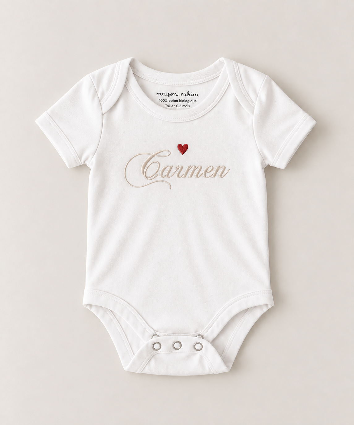 Body évolutif – Interlock de coton