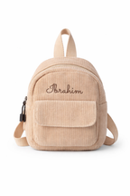Sac à dos en velours — Édition MINI — À personnaliser