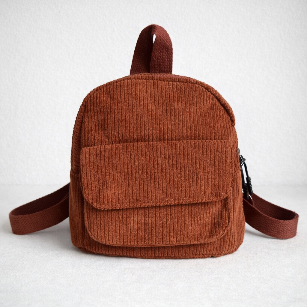 Sac à dos enfant en velours côtelé - Petit format