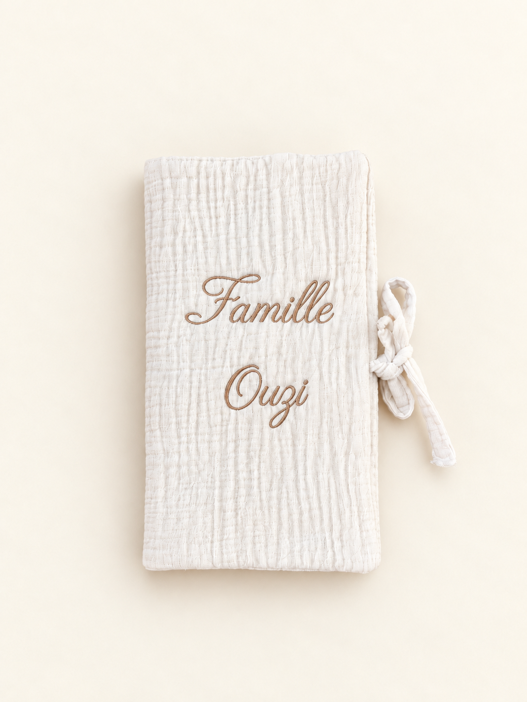 Protège livret de famille — Gaze de coton