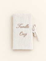 Protège livret de famille — Gaze de coton