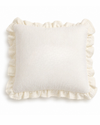 Coussin à volants en gaze de coton - À personnaliser