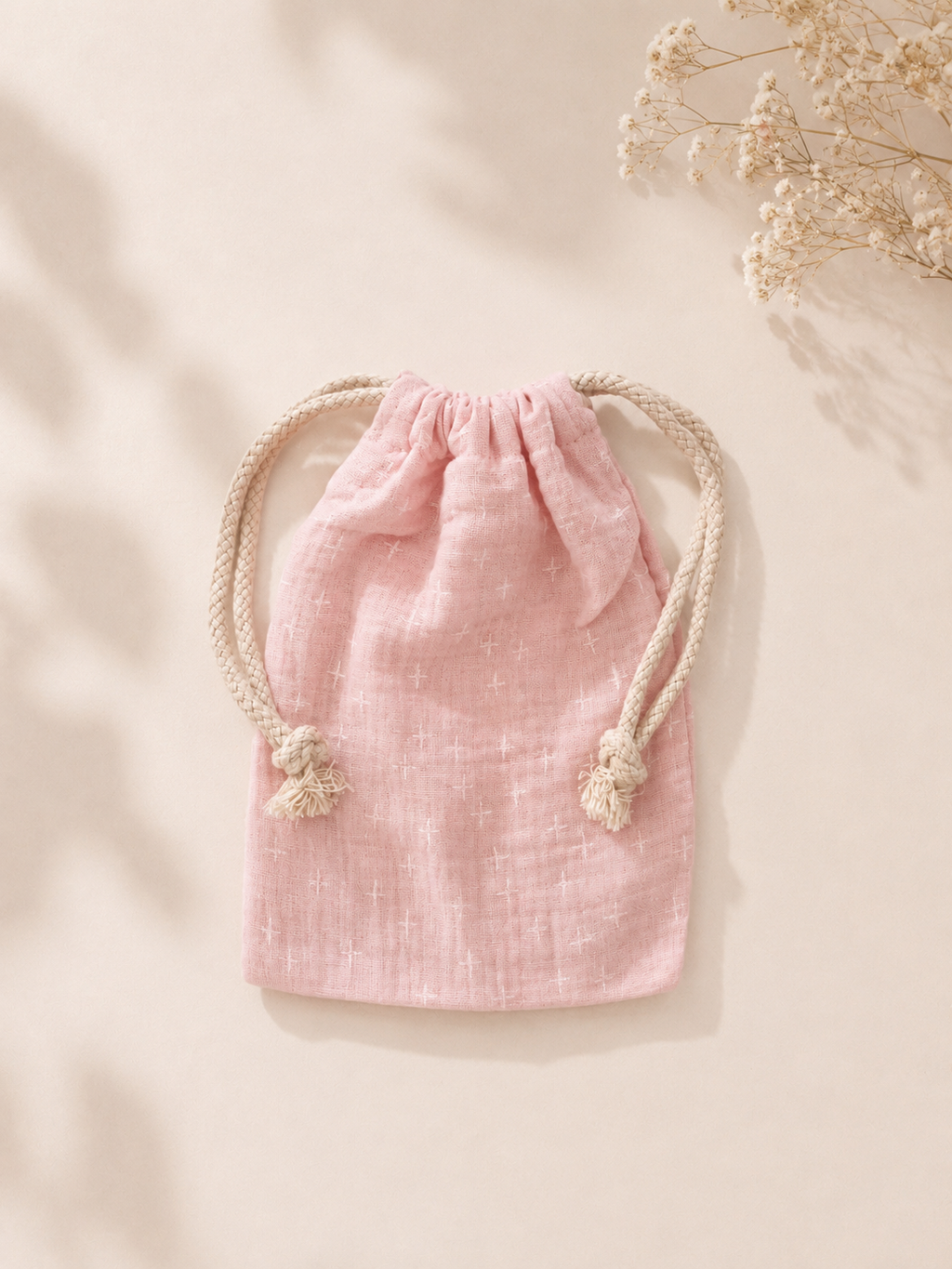 Pochon en gaze de coton - A personnaliser