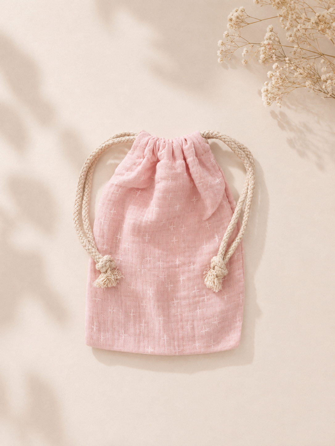 Pochon en gaze de coton - A personnaliser
