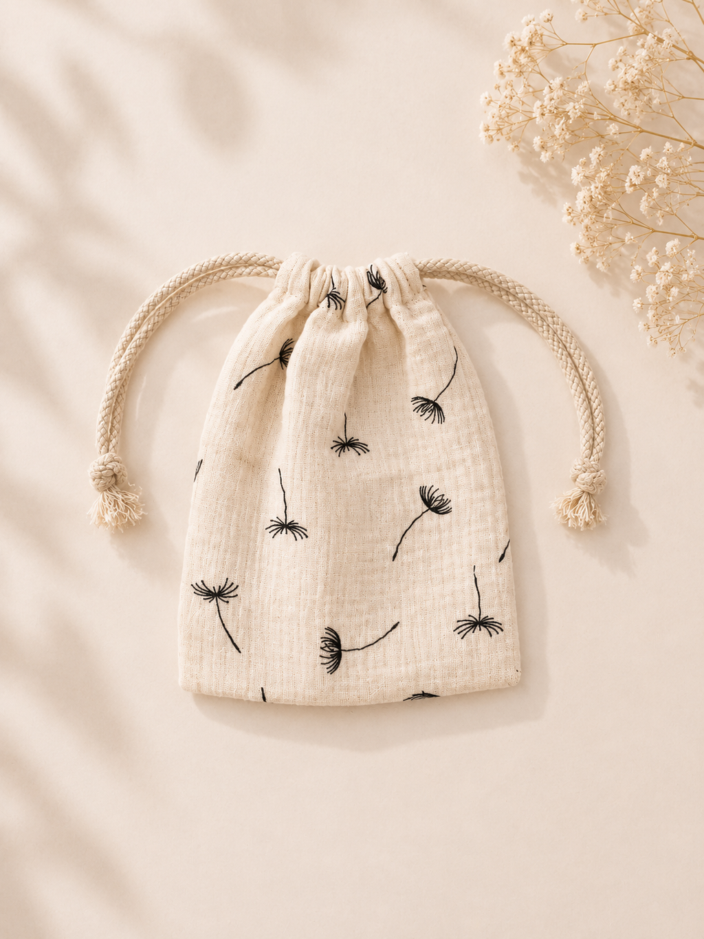 Pochon en gaze de coton - A personnaliser