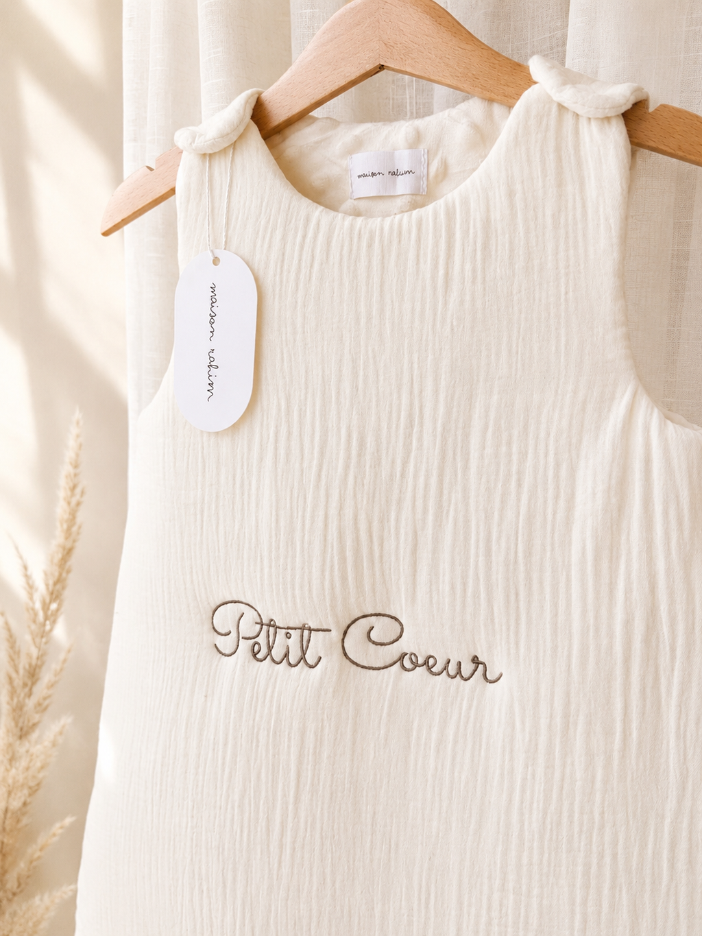 Gigoteuse en gaze de coton à personnaliser
