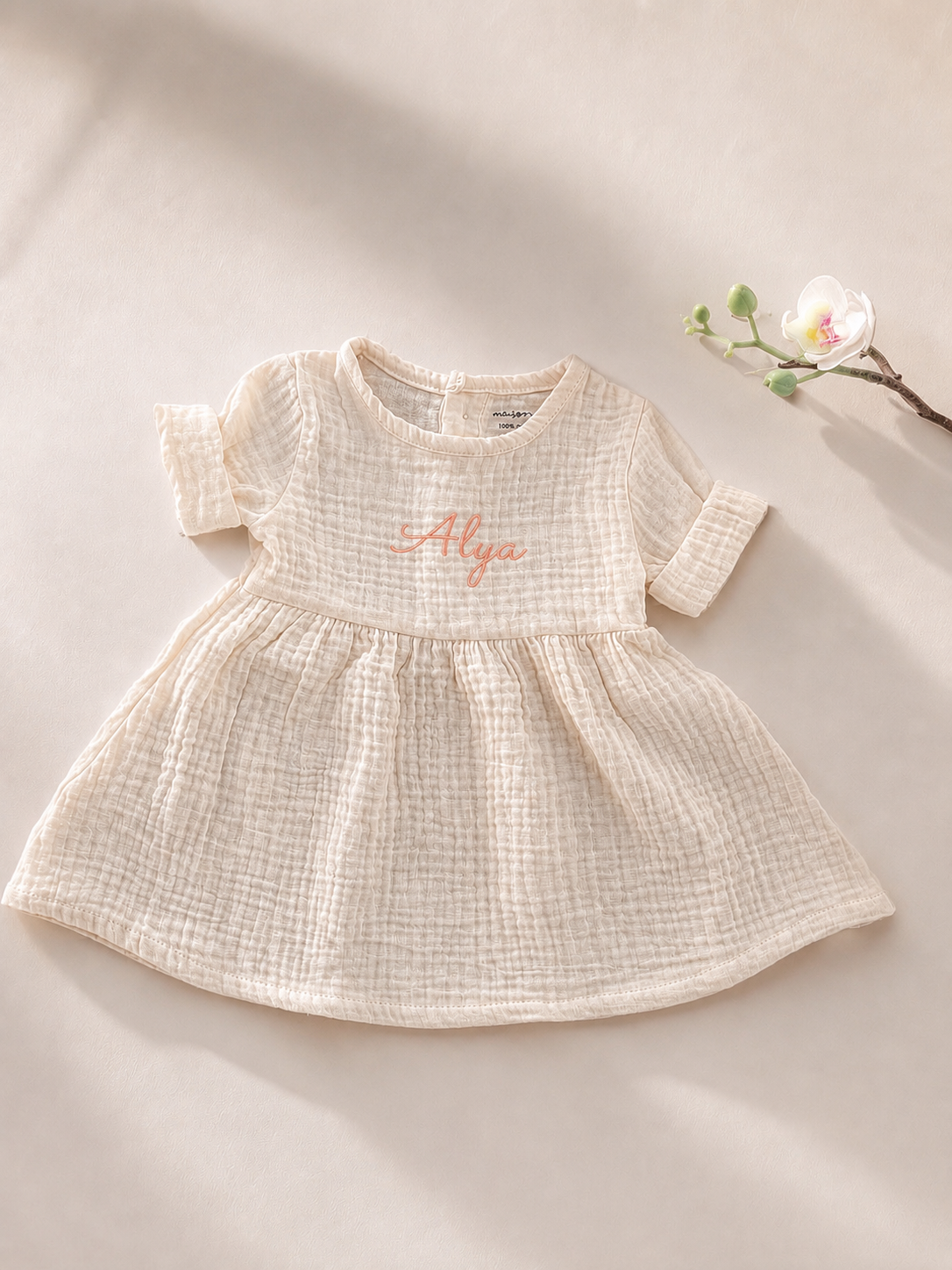 Robe légère en gaze de coton - À personnaliser