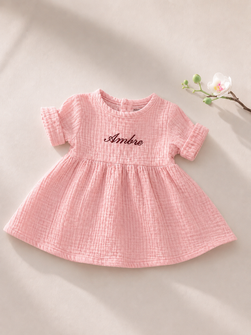 Robe légère en gaze de coton - À personnaliser