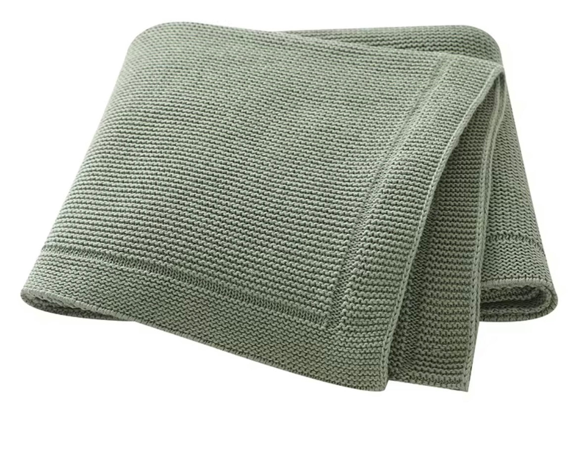 Couverture enfant en tricot
