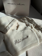 Tenue de naissance à personnaliser                            Beige naturel — 5 pièces